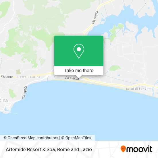 Artemide Resort & Spa map