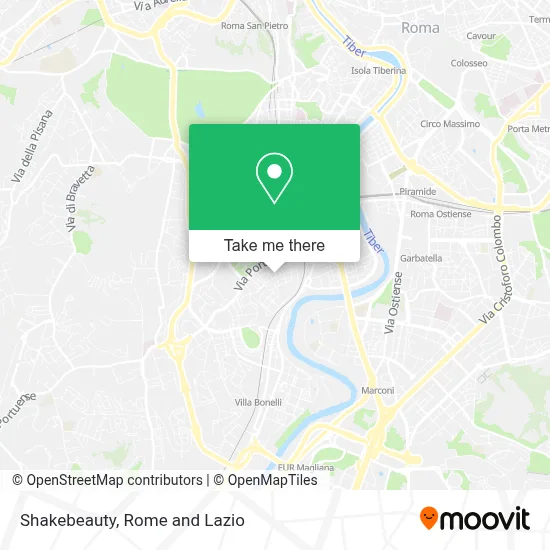 Shakebeauty map