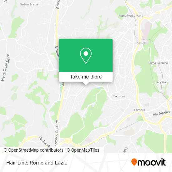Hair Line map
