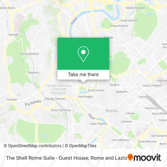 The Shell Rome Suite - Guest House map