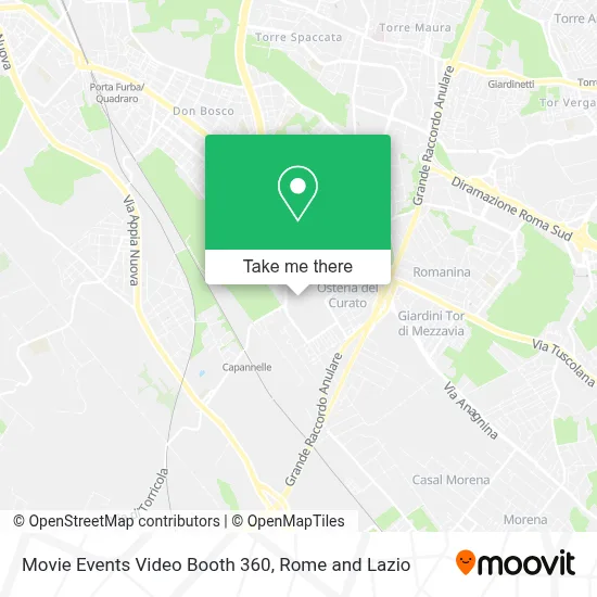 Movie Events Video Booth 360 map