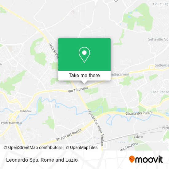 Leonardo Spa map