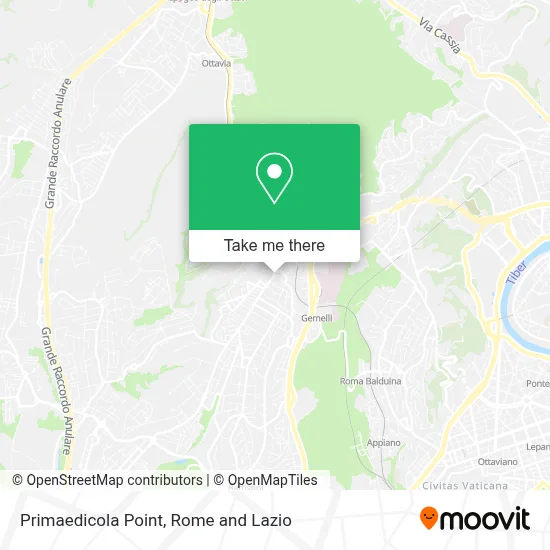Primaedicola Point map