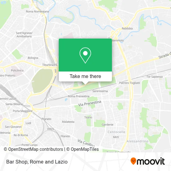 Bar Shop map
