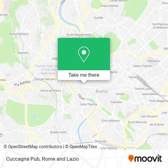Cuccagna Pub map