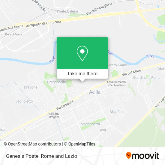 Genesis Poste map