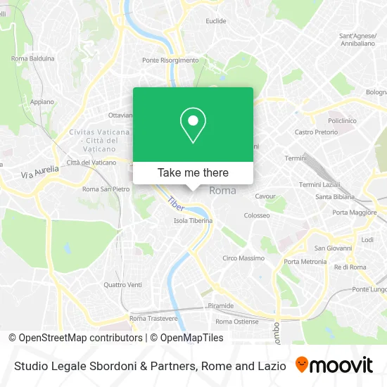 Studio Legale Sbordoni & Partners map