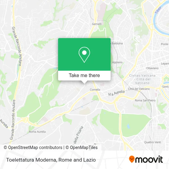 Toelettatura Moderna map