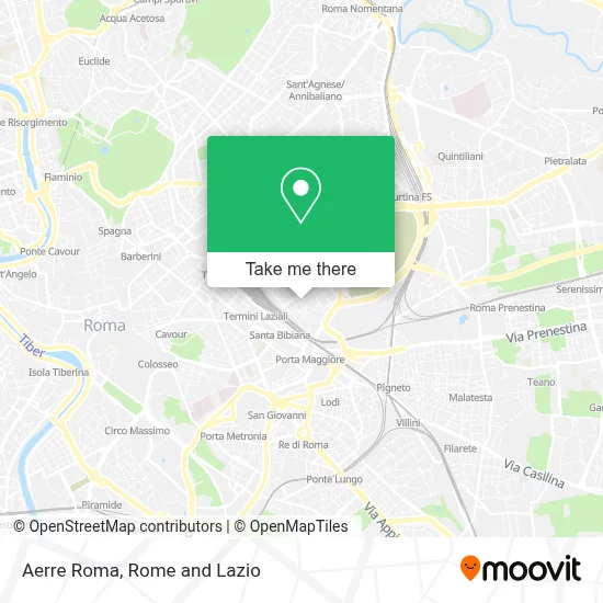Aerre Roma map
