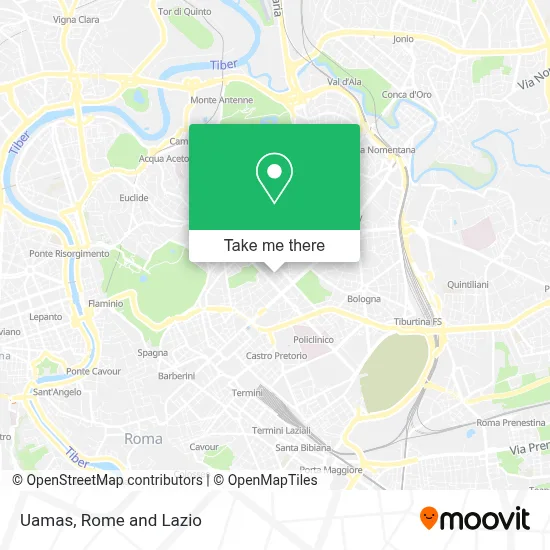 Uamas map