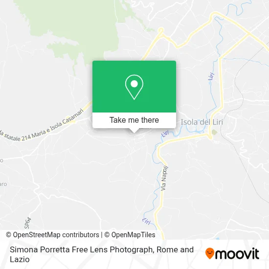 Simona Porretta Free Lens Photograph map