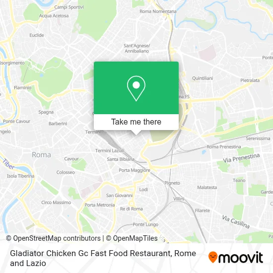 Gladiator Chicken Gc Fast Food Restaurant map
