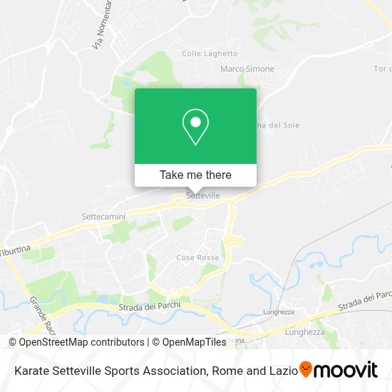 Karate Setteville Sports Association map