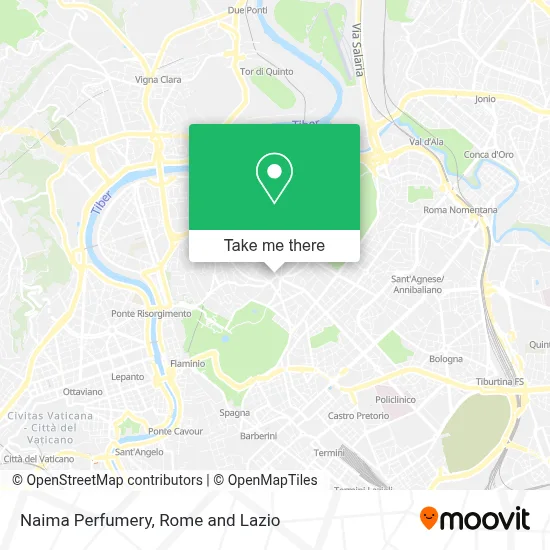 Naima Perfumery map
