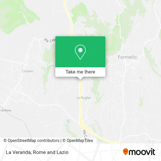 La Veranda map