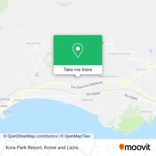 Kora Park Resort map