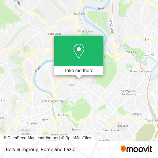 Berylliumgroup map