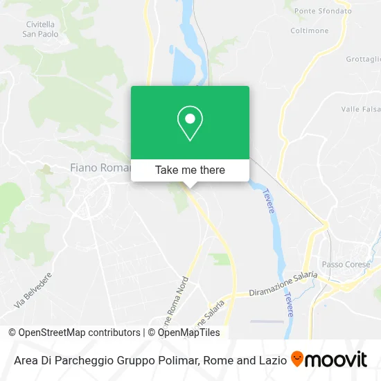 Area Di Parcheggio Gruppo Polimar map