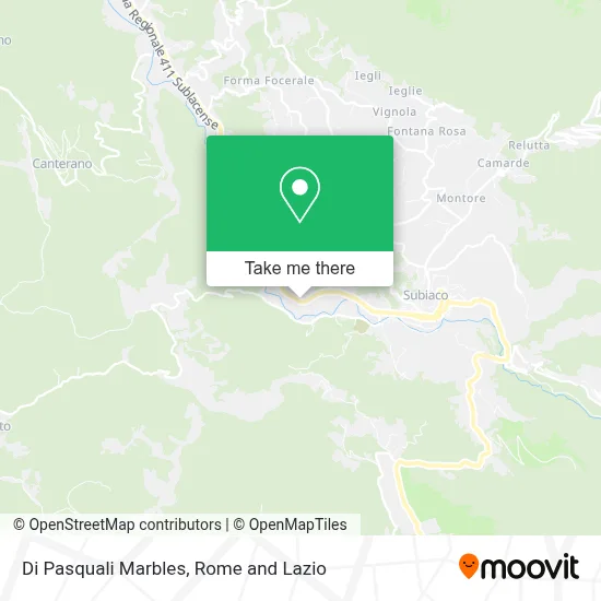 Di Pasquali Marbles map
