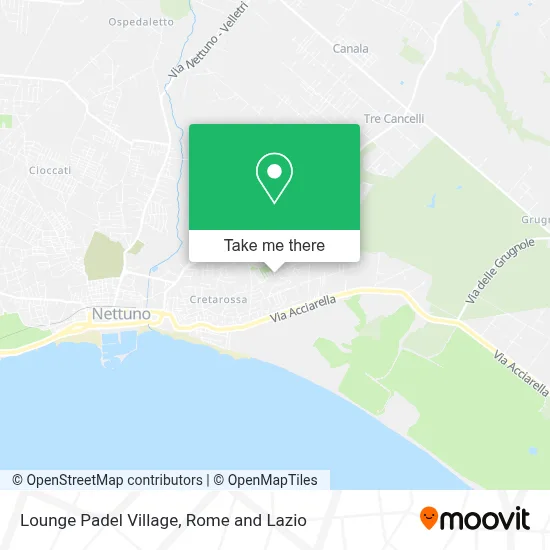 Lounge Padel Village map