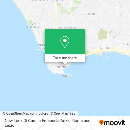 New Look Di Carollo Emanuela Anzio map