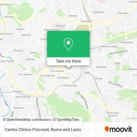 Centro Clinico Psiconet map