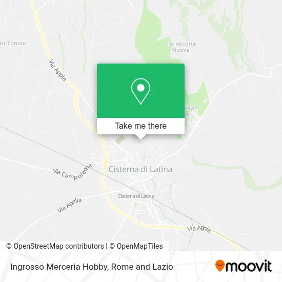 Ingrosso Merceria Hobby map