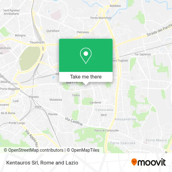 Kentauros Srl map