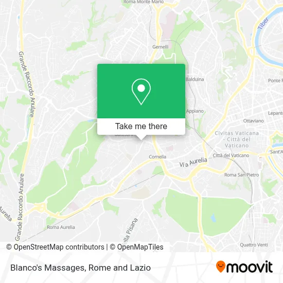 Blanco's Massages map