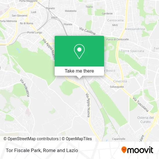 Tor Fiscale Park map
