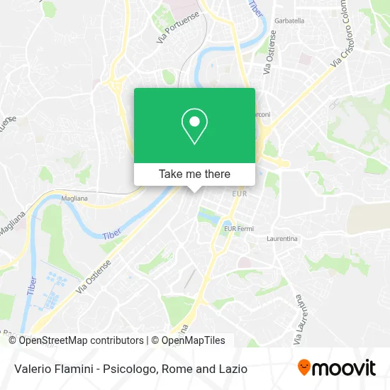 Valerio Flamini - Psicologo map