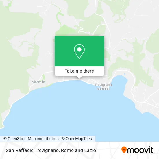 San Raffaele Trevignano map