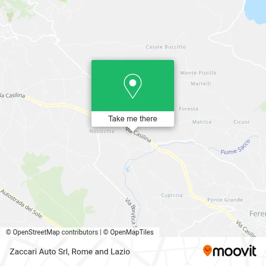 Zaccari Auto Srl map
