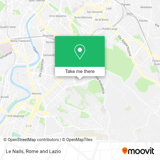 Le Nails map