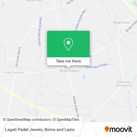 Lagati Padel Jewels map