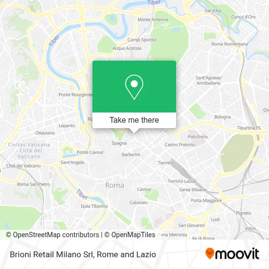Brioni Retail Milano Srl map