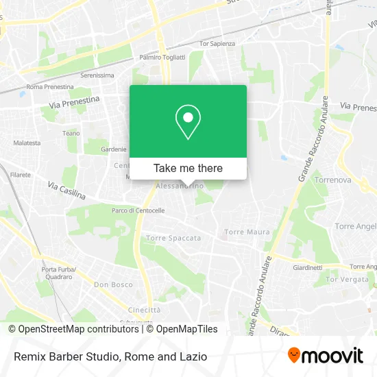 Remix Barber Studio map
