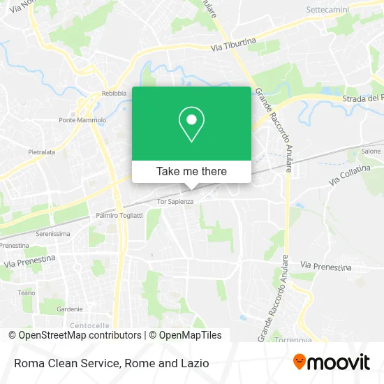 Roma Clean Service map