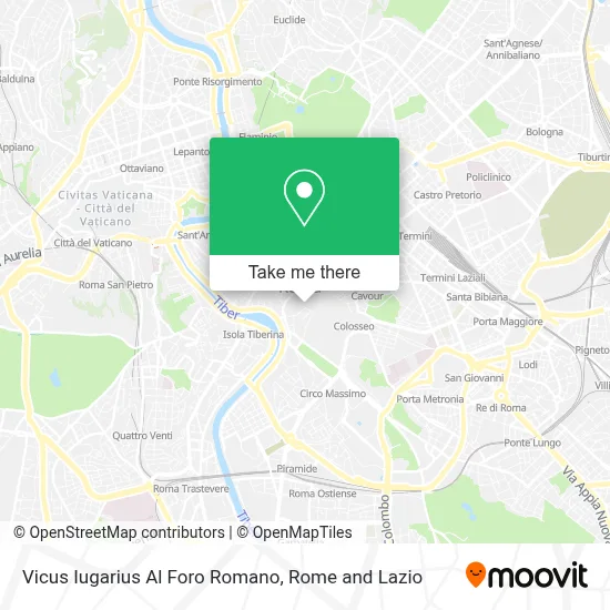 Vicus Iugarius Al Foro Romano map