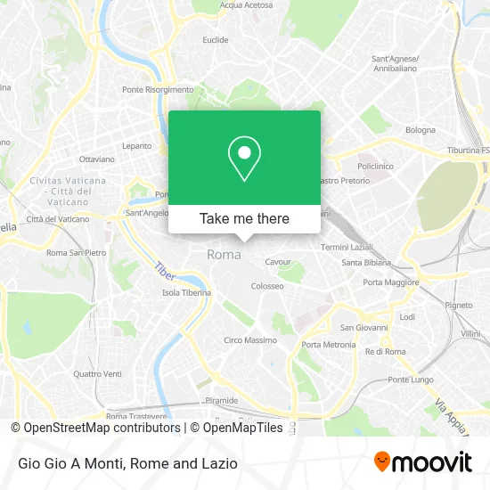 Gio Gio A Monti map