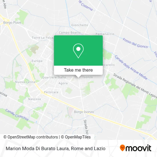 Marion Moda Di Burato Laura map