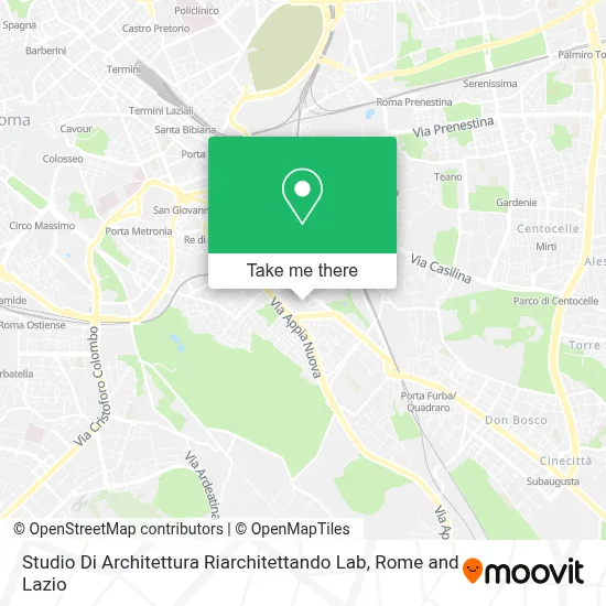 Studio Di Architettura Riarchitettando Lab map