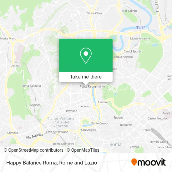 Happy Balance Roma map
