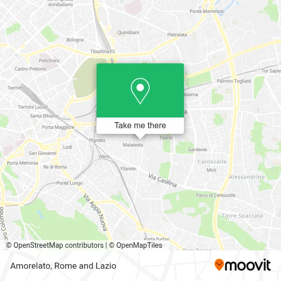 Amorelato map