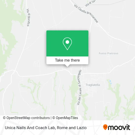 Unica Nails And Coach Lab map