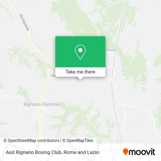 Asd Rignano Boxing Club map