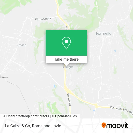 La Calza & Co map