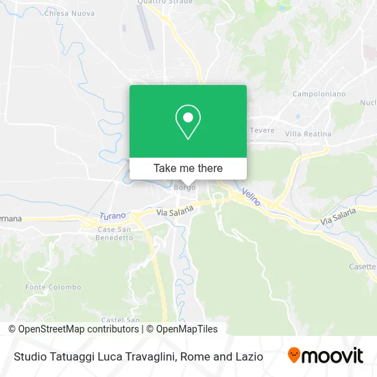 Studio Tatuaggi Luca Travaglini map