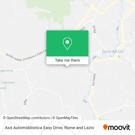 Asd Automobilistica Easy Drive map
