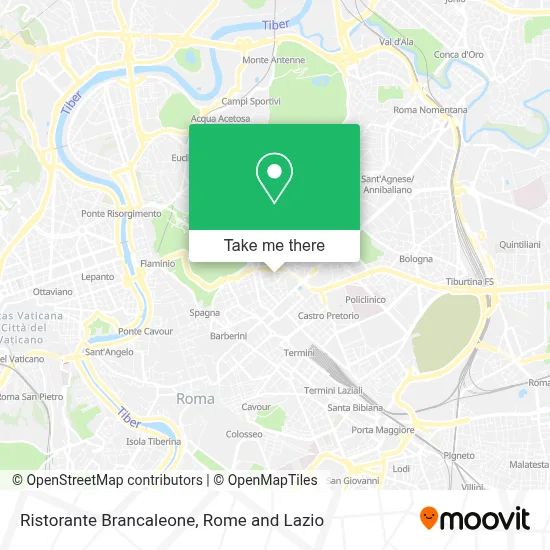 Ristorante Brancaleone map